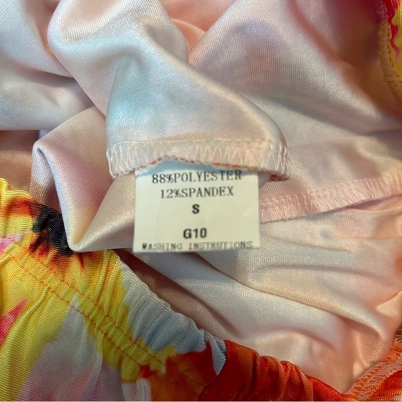 70’s Inspired Retro Bright Floral Bell Bottom Pants - Picture 3 of 10